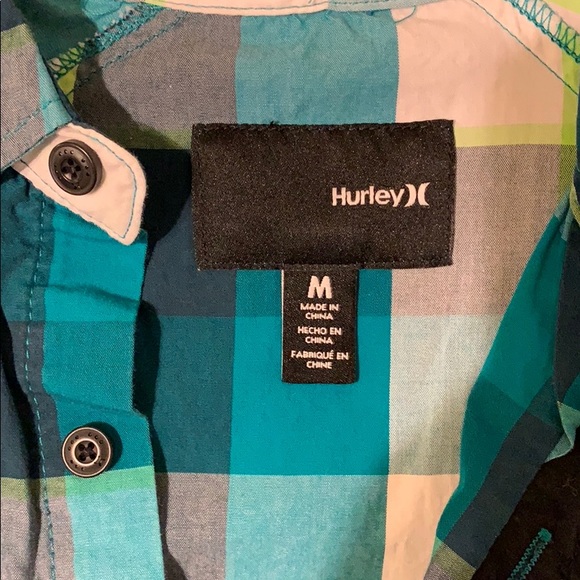 Hurley Button up top - Picture 2 of 5